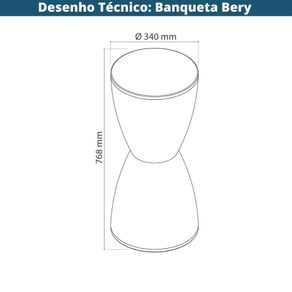 Desenho Tecnico Banqueta Bery